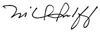 Michael Imhoff signature