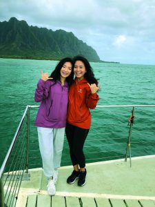 Michelle Zhou ’18 and Maxine Zhou ’14