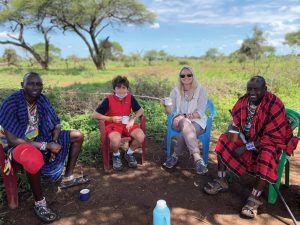 Emily Coufal Vann ’00 in Kenya