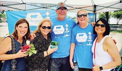 Brent Barry and others from Stout Creek Farm. 